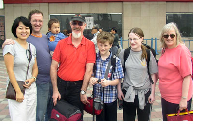 Scott Longley and family, and the Andersons in Tianjin...